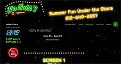 Desktop Screenshot of holidaydrivein.com
